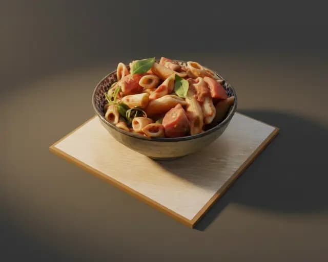 Truffle Tagliatelle - Photorealistic 3D Food Model for AR Menus by PlateSight